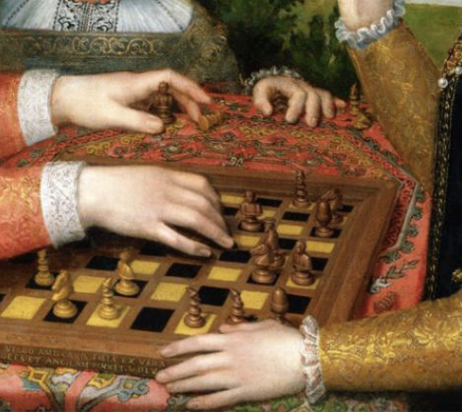 The Chess Game by Sofonisba Anguissola via DailyArt mobile app
